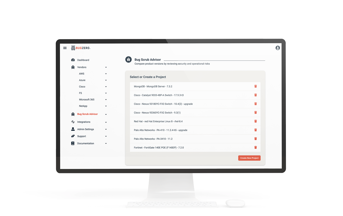 Bug Scrub Advisor Interface